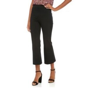 Spanx cropped flare black pants size large. Never worn. Tags attached.